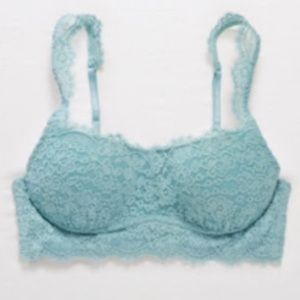 Aerie Romantic Lace Push-up Scoop Bralette